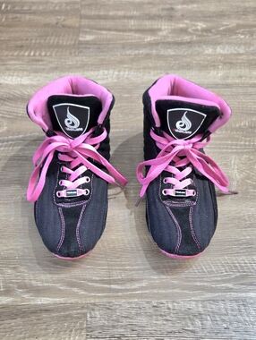 Ryderwear Women's Preowned Black/Pink Gym Bodybuilding Athletic Shoes Size 9